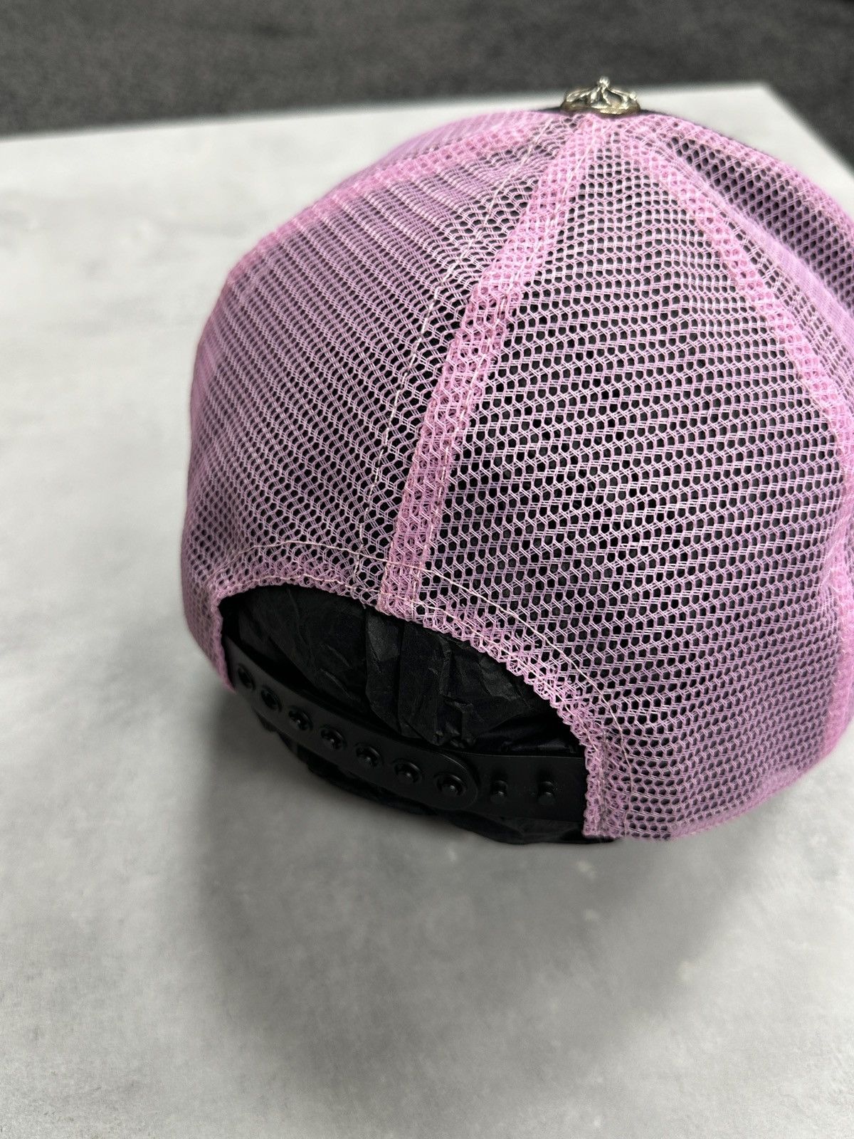 Chrome Hearts Chrome Hearts CH Hollywood Trucker Cap Black Pink Size ONE SIZE - 5 Thumbnail