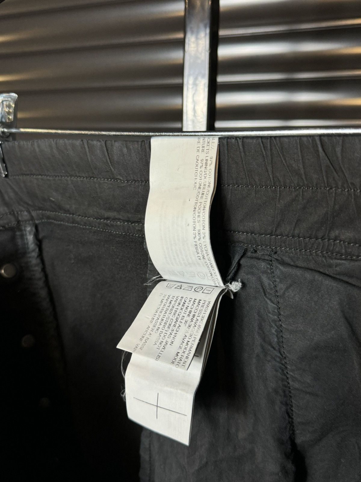 Rick Owens Rick Owens DRKSHDW Drop Crotch Black Pants - Large Size US 36 / EU 52 - 7 Thumbnail