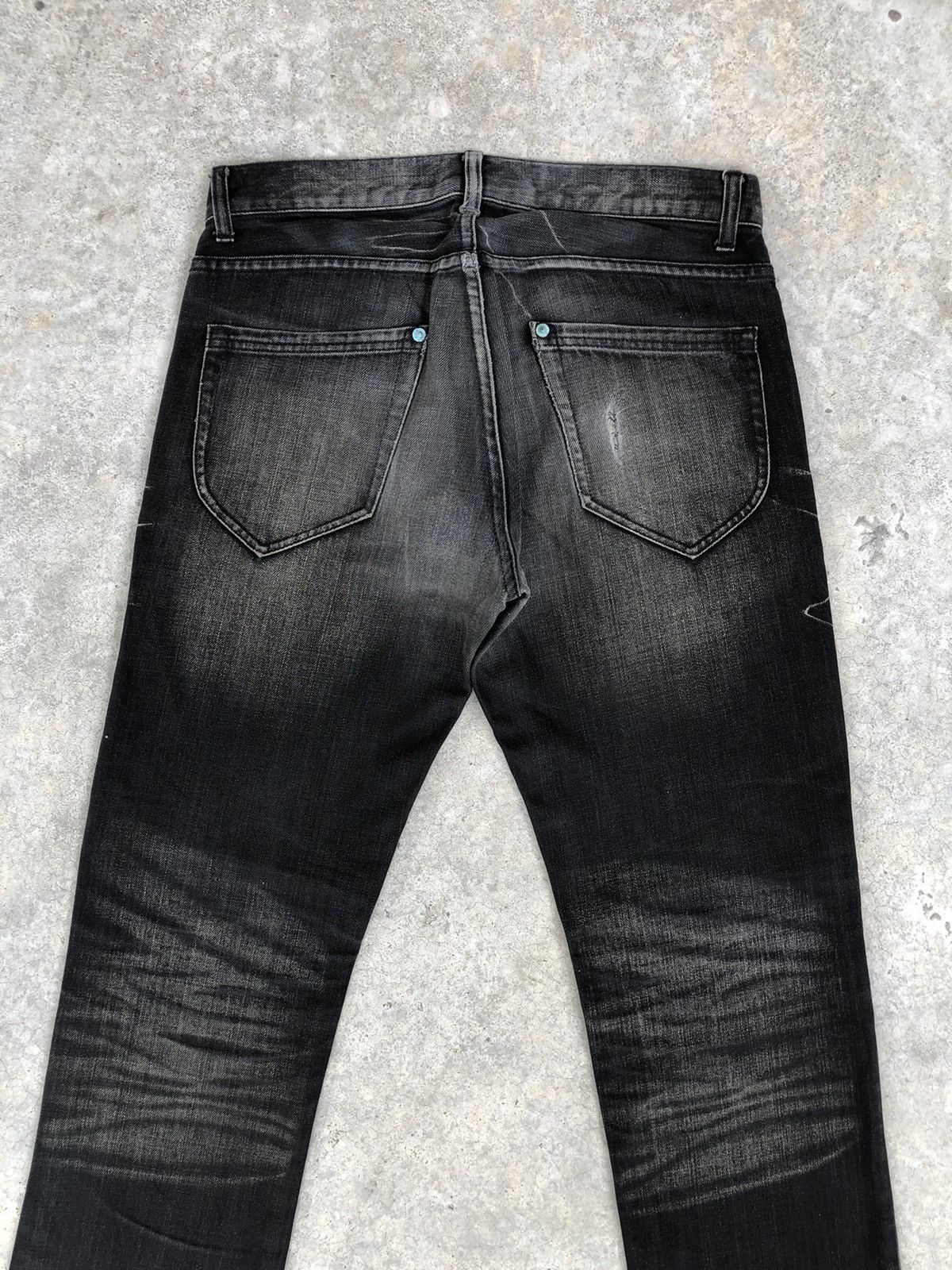 If Six Was Nine Japanese Tesoro Flared Jeans Distressed Jeans Size US 32 / EU 48 - 8 Thumbnail