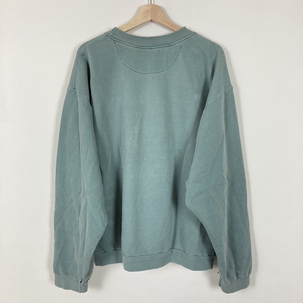 Asics Vintage 90s Asics Crewneck Sweatshirt Sweater Faded Boxy Size US XL / EU 56 / 4 - 3 Thumbnail