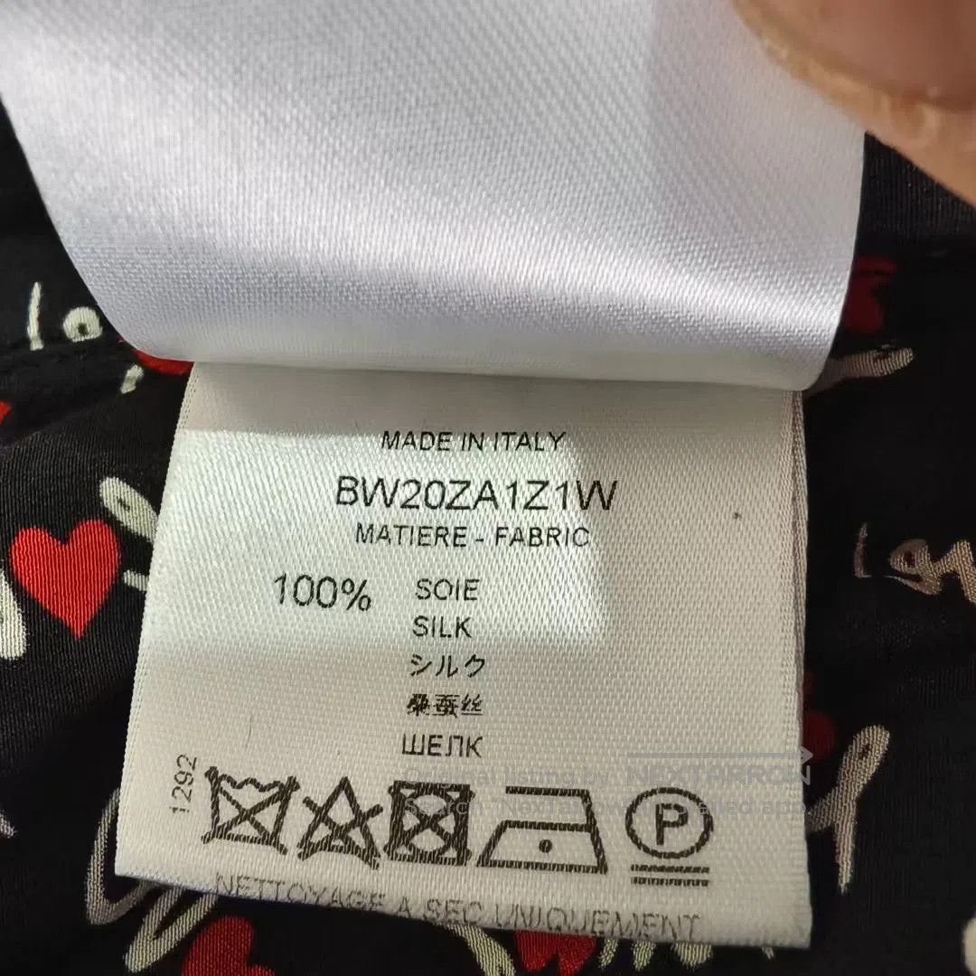 Givenchy Givenchy Black Love Print Dress. Size XXS / US 00 / IT 34 - 5 Thumbnail