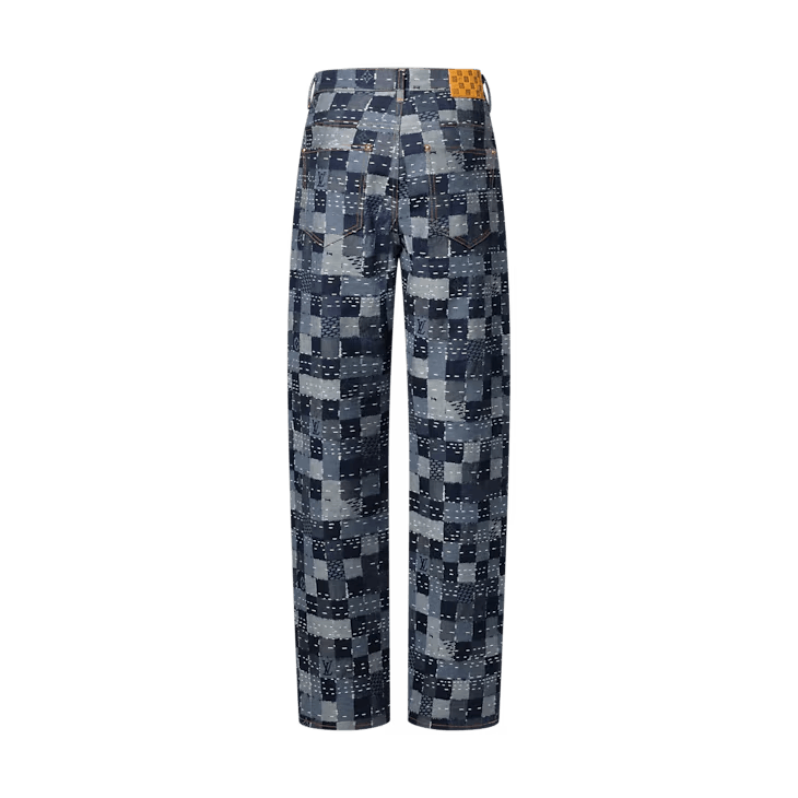 Damier Denim Skate Trousers