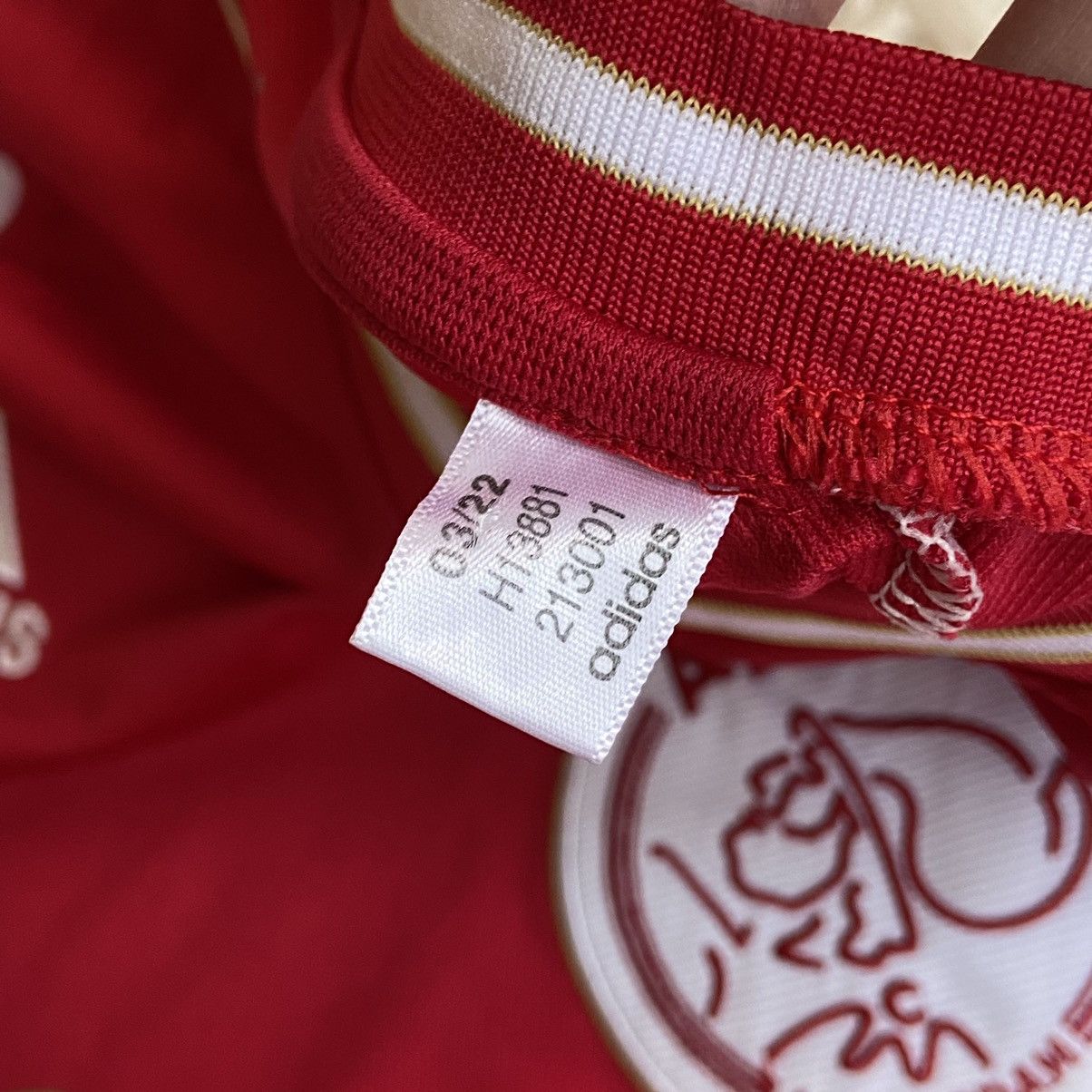 Adidas 📌 Ajax Amsterdam 2022 Home Shirt Jersey Soccer kit tee Size US M / EU 48-50 / 2 - 5 Thumbnail