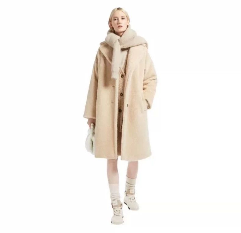 Max Mara Max Mara Weekend SALMONE Little Teddy Coat Jacket Size M / US 6-8 / IT 42-44 - 7 Thumbnail