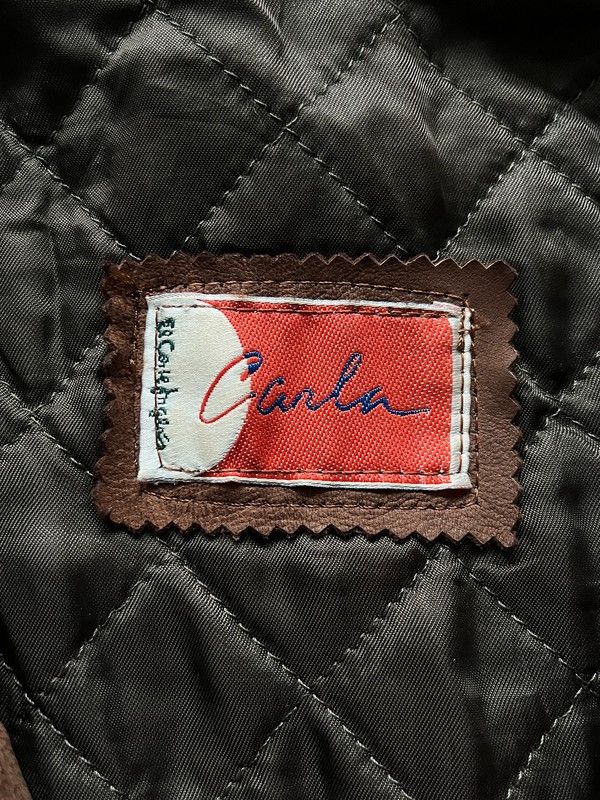 Other Carla El Cort Ingles Vintage 90s Leather Jacket Sz 44 Rare Size L / US 10 / IT 46 - 12 Thumbnail