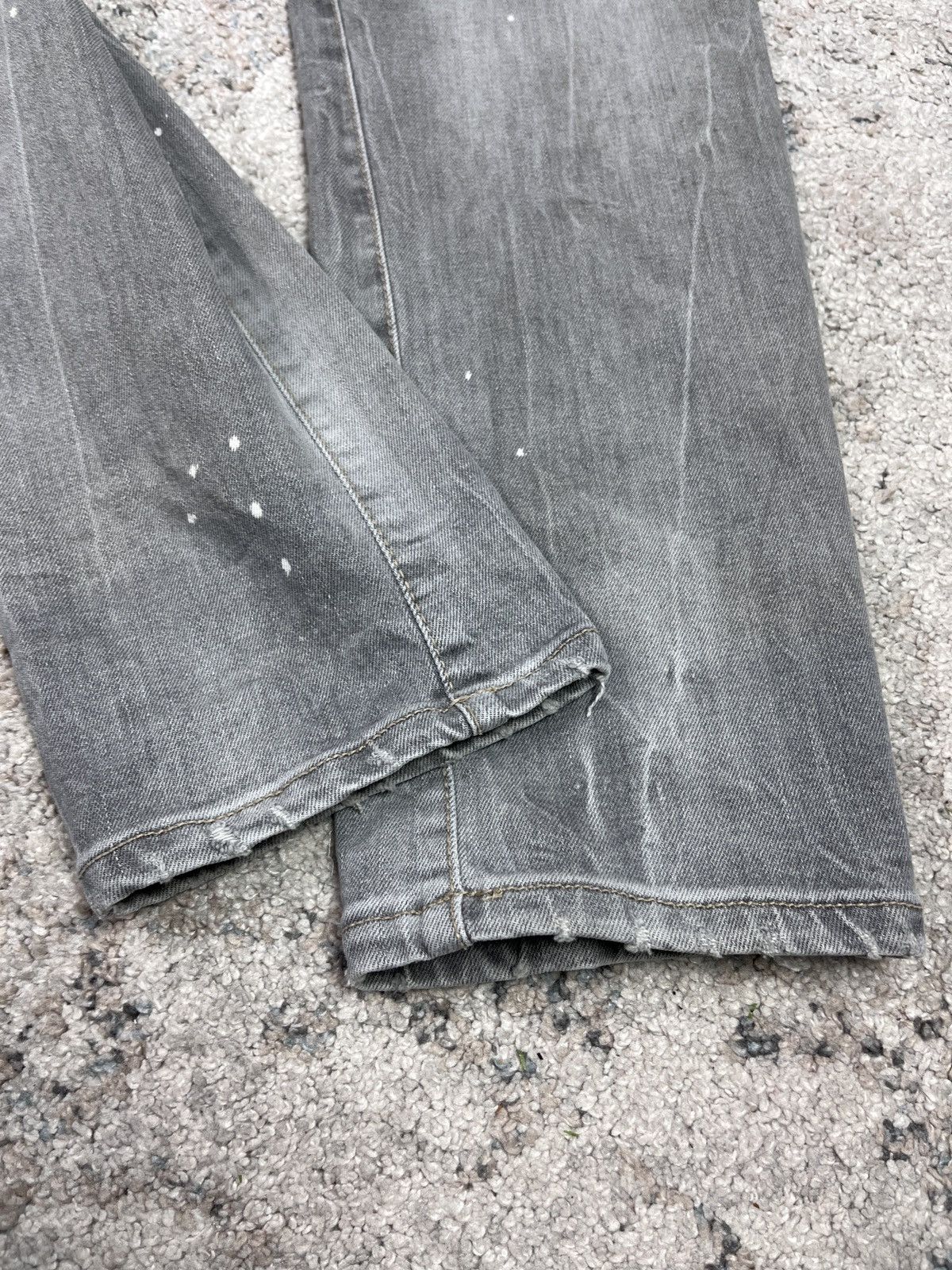 John Richmond RICHMOND DISTRESSED REPAIRED FADED DENIM PANTS - LOT № 3258 Size US 32 / EU 48 - 9 Thumbnail