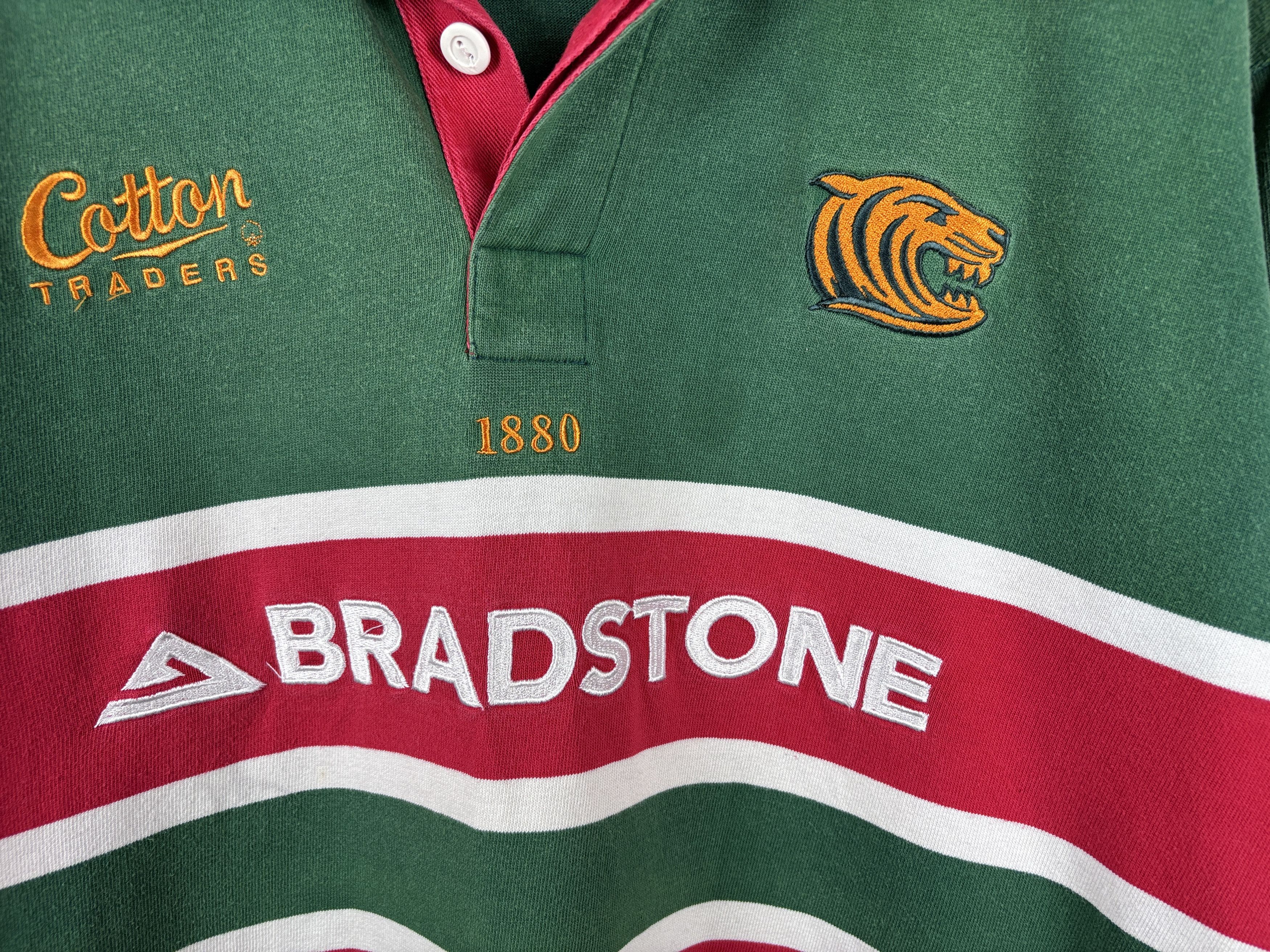 Cotton Traders × Vintage Leicester Tigers 2001-02 Rugby Shirt Cotton Traders Size L Size US L / EU 52-54 / 3 - 3 Thumbnail