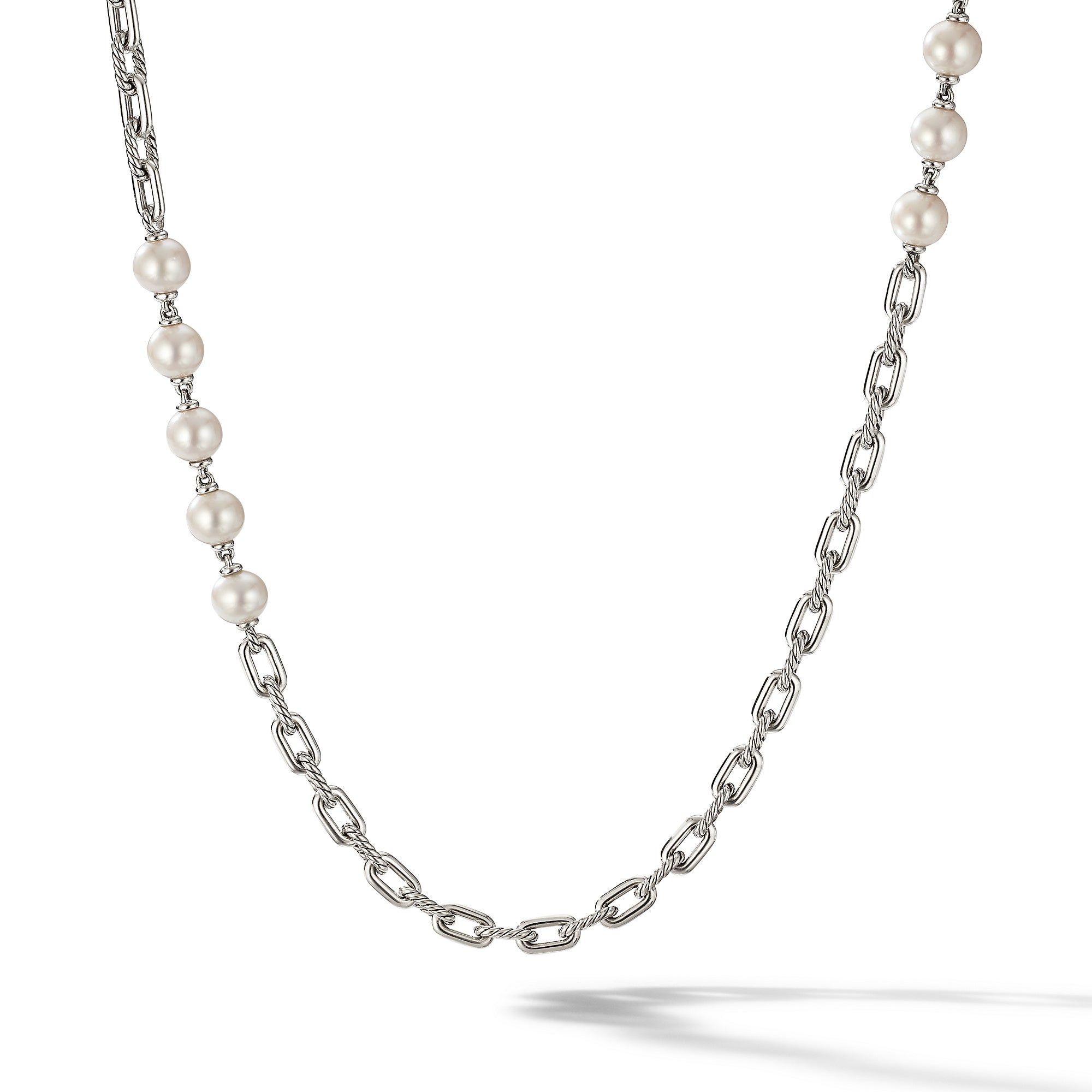 David Yurman o1w1db10526 N16884 Size:7/ Necklace in Silver with Diamond Size ONE SIZE - 1 Thumbnail