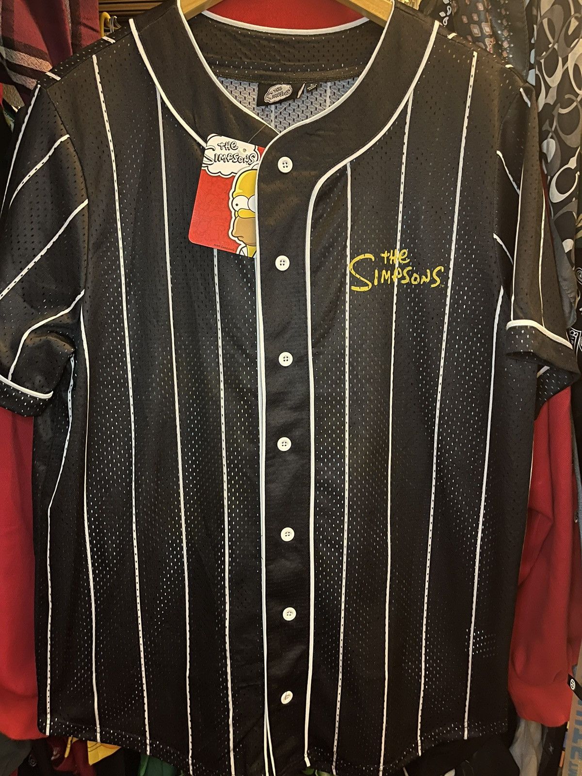 The Simpsons The Simpsons Baseball Jersey Sz L Bart Size US L / EU 52-54 / 3 - 2 Thumbnail