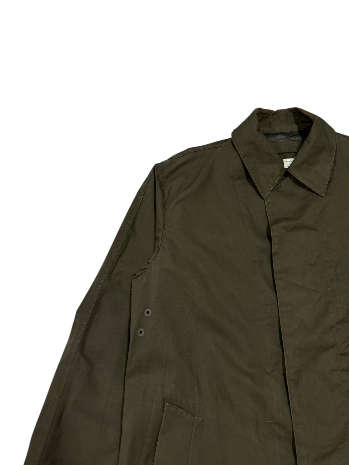 Japanese Brand × Lemaire × Uniqlo Uniqlo Lemaire Wax Cotton Longjacket Raincoat Size US S / EU 44-46 / 1 - 8 Thumbnail