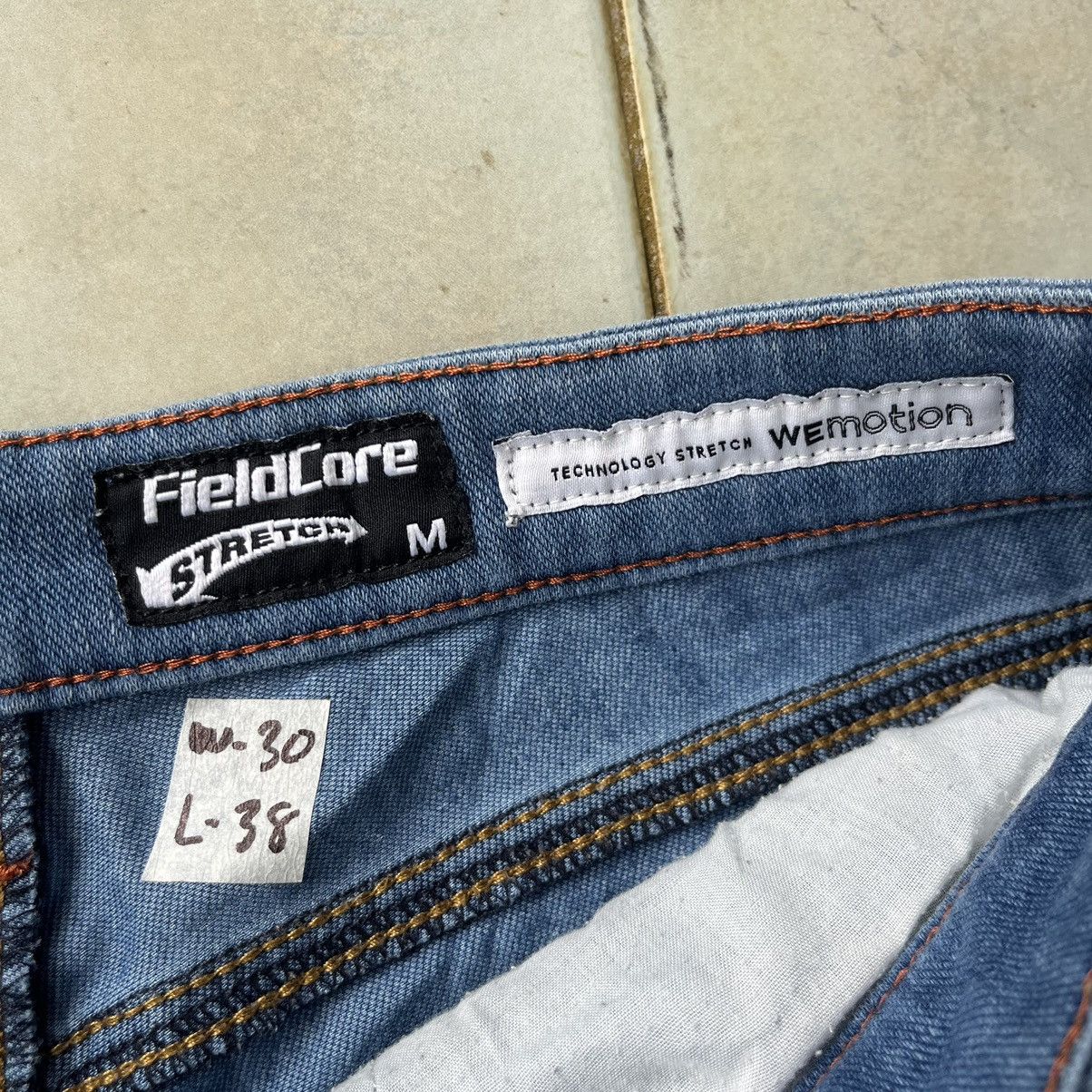 Japanese Brand Fieldcore Strechable Denim Slim Fit Pants Size 30" / US 8 / IT 44 - 9 Thumbnail