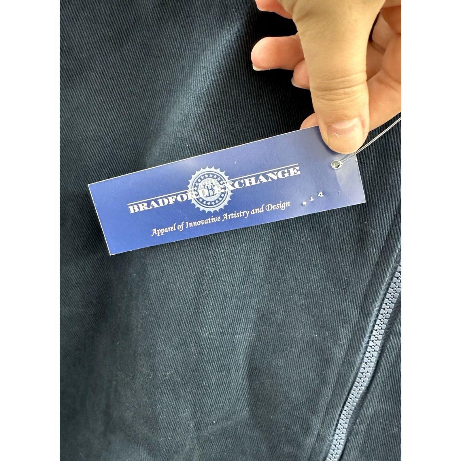 Vintage The Bradford Exchange Bomber Jacket Size Large Honer & Glory Proud Veteran Blue Size US L / EU 52-54 / 3 - 5 Thumbnail