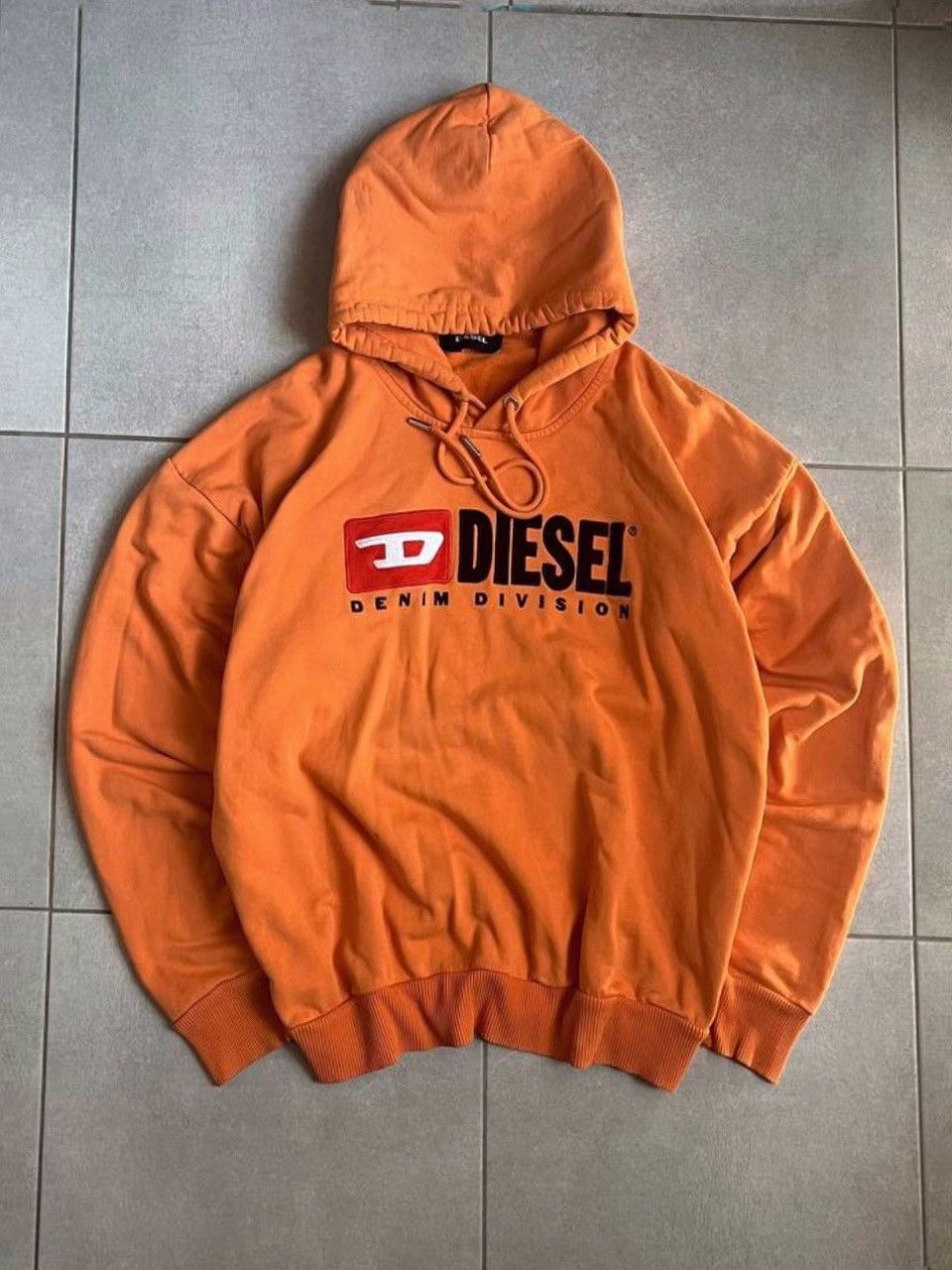 Diesel Diesel Hoodie Big Patch Logo Orange Size US L / EU 52-54 / 3 - 1 Thumbnail