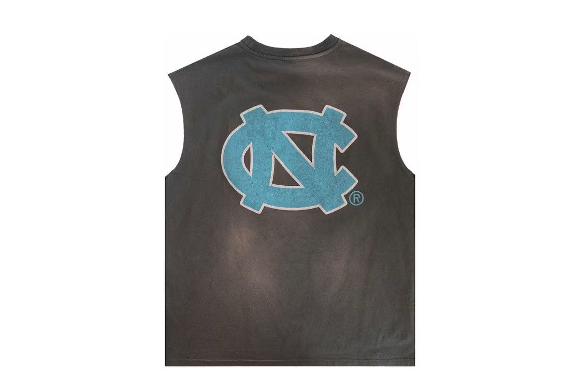 Eric Emanuel Eric Emanuel EE washed grey UNC Tarheels cutoff shirt Size US M / EU 48-50 / 2 - 2 Thumbnail