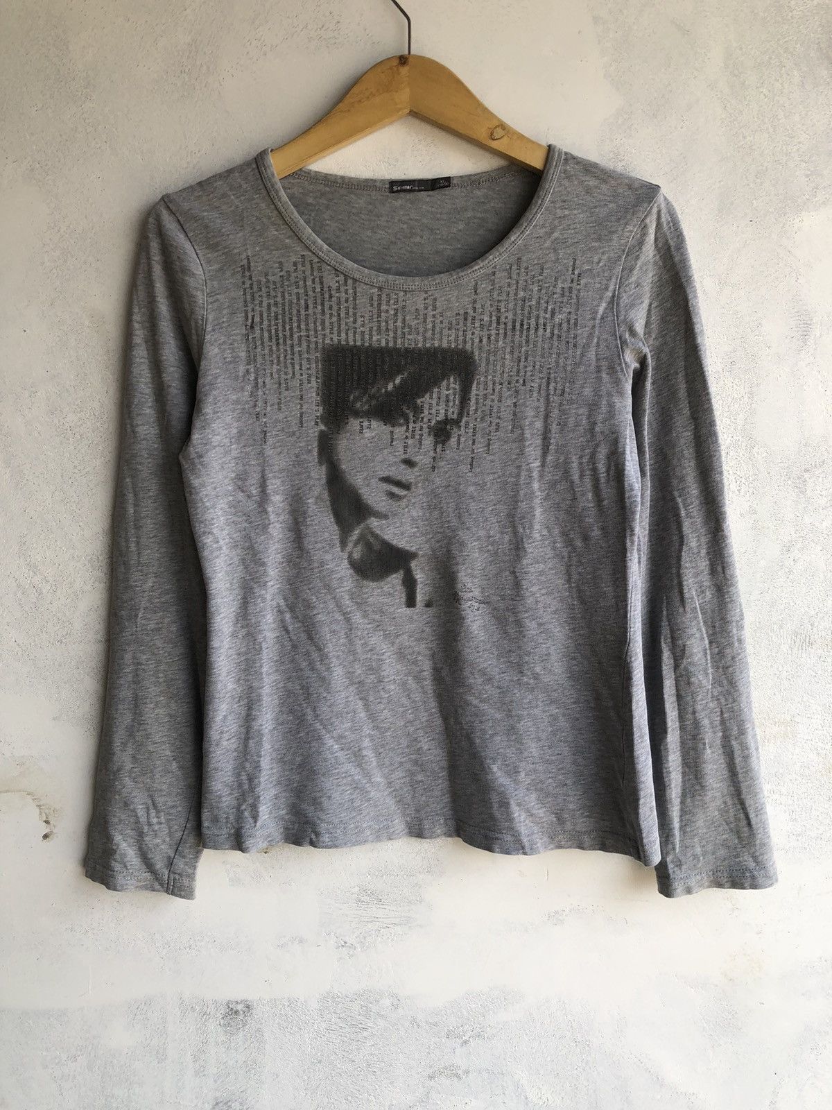 If Six Was Nine Japanese Gothic Poem Semir LongSleeve Hysteric Style Size US XL / EU 56 / 4 - 1 Thumbnail