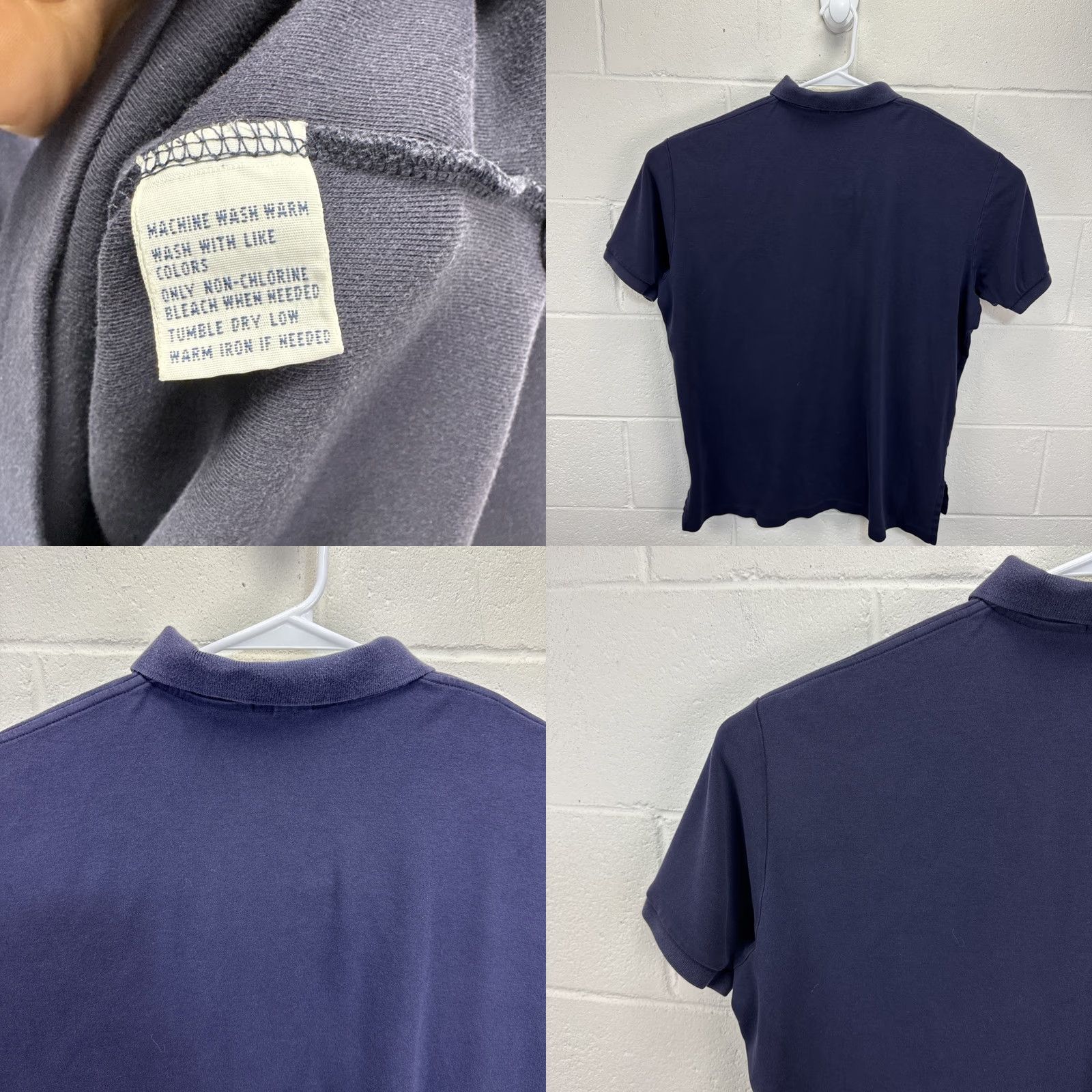 Polo Ralph Lauren VINTAGE Polo Ralph Lauren Polo Shirt Mens XL Blue Pique Pony Logo 90s Hong Kong Size US XL / EU 56 / 4 - 8 Thumbnail