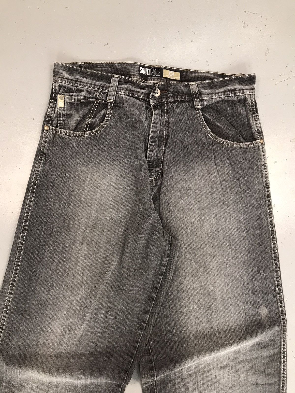 Bundle of 3 vintage Southpole tabs baggy fit denim 34x33