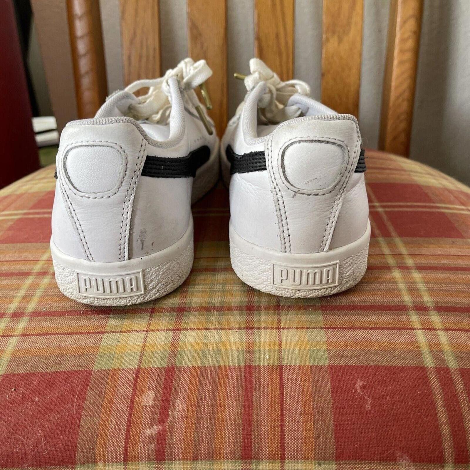 Puma Puma Clyde Casual Sneakers - White & Black Size US 7.5 / EU 40-41 - 7 Thumbnail