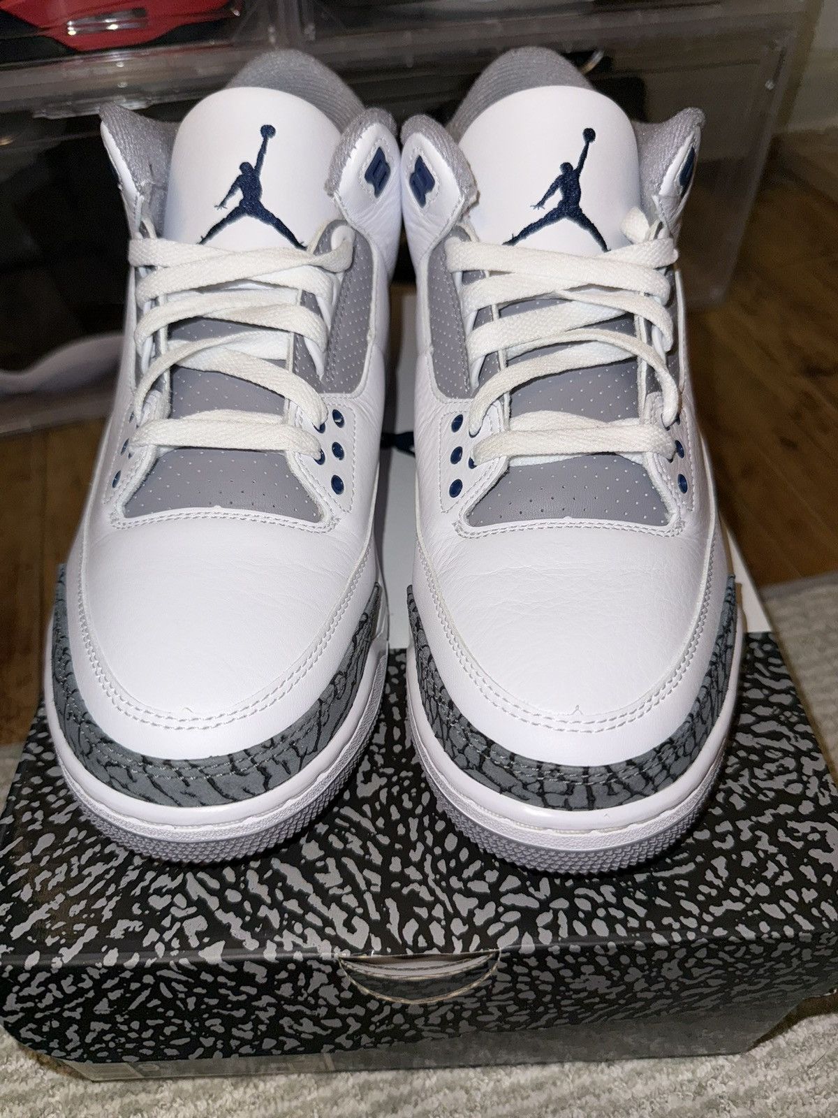 Jordan Brand Air Jordan 3 midnight navy Size US 9.5 / EU 42-43 - 1 Thumbnail