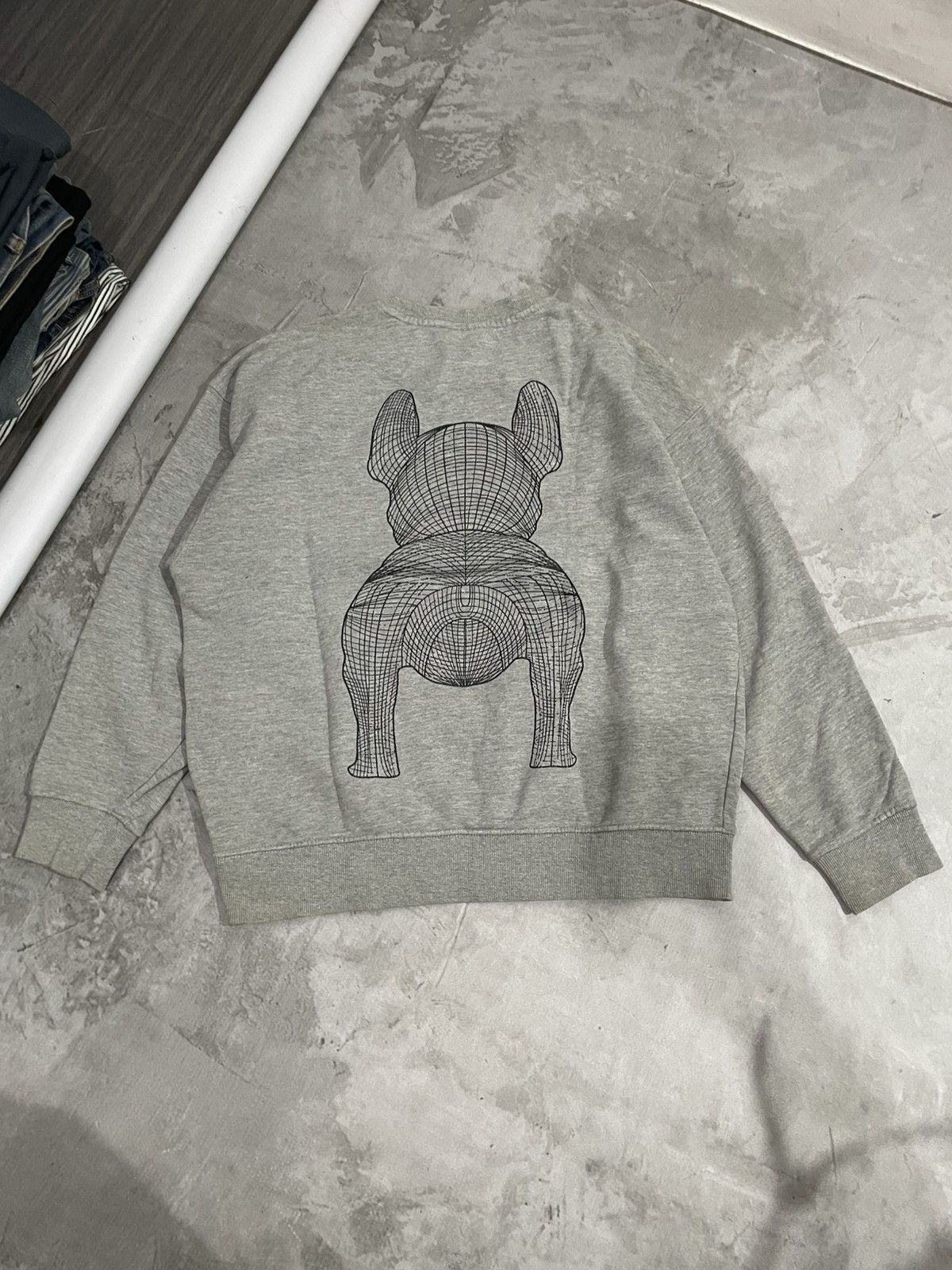 Japanese Brand Life work Grey Radog Sweatshirt Original Size US M / EU 48-50 / 2 - 3 Thumbnail