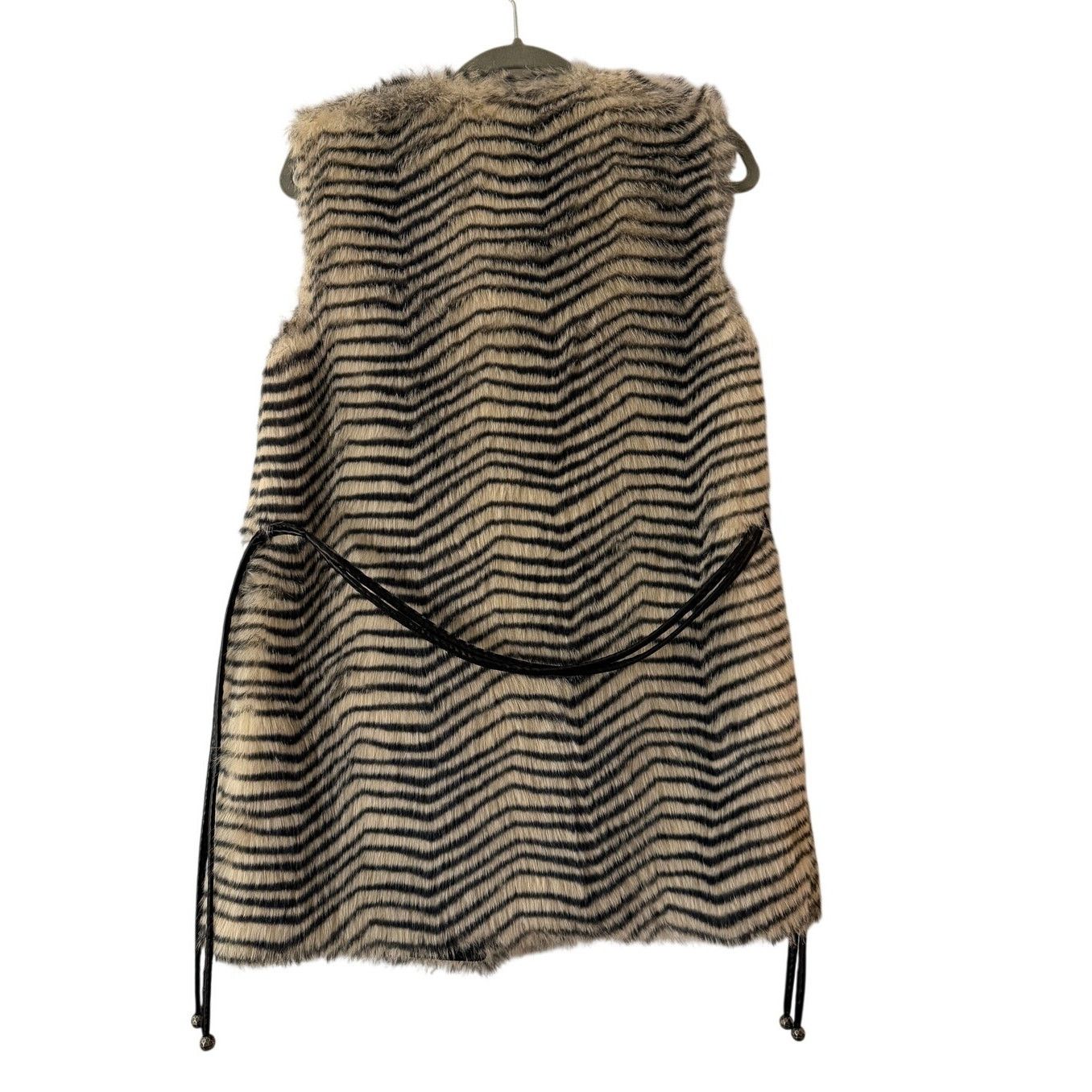 Betsey Johnson Betsey Johnson Animal-Print Poly blend Faux-Fur Long Vest Size S / US 4 / IT 40 - 2 Thumbnail