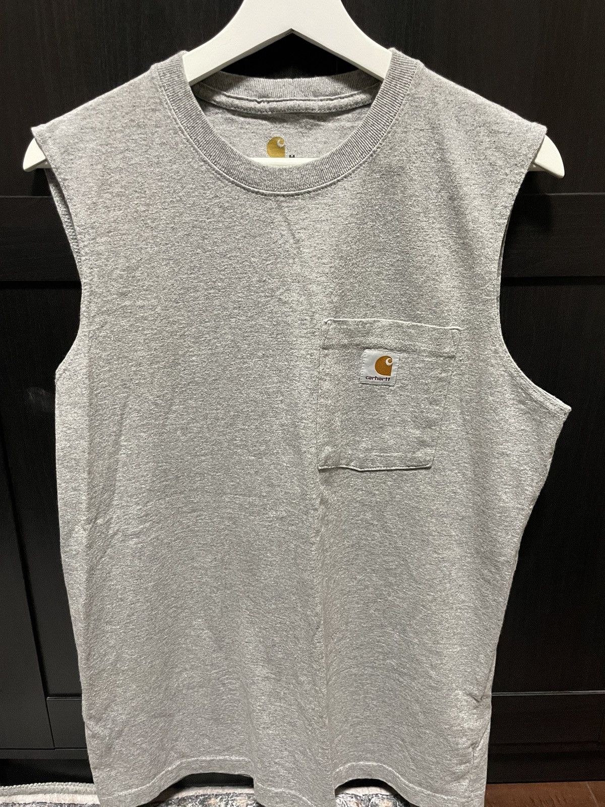 Carhartt Carhartt Sleeveless T Shirt / Tank Top Grey Size US M / EU 48-50 / 2 - 1 Thumbnail