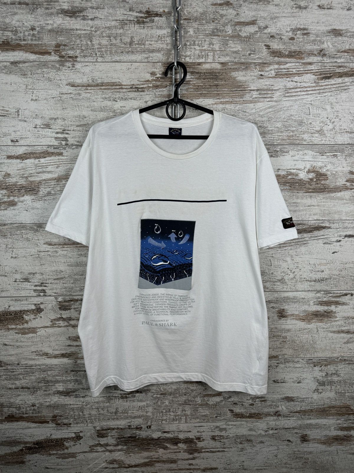 Other Mens Paul & Shark T-shirt typhoon 20000 label tee luxury Size US XL / EU 56 / 4 - 1 Thumbnail