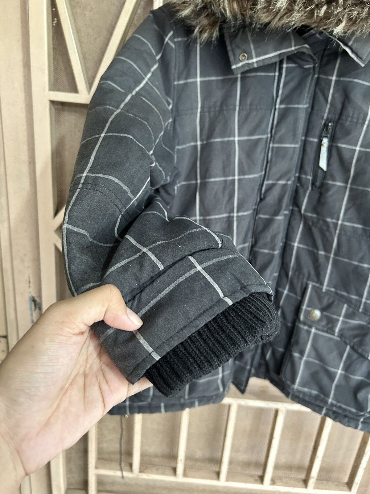 Japanese Brand Japanese Fur Zip Hoodie Ifsixwasnine lgb style Size US L / EU 52-54 / 3 - 4 Thumbnail