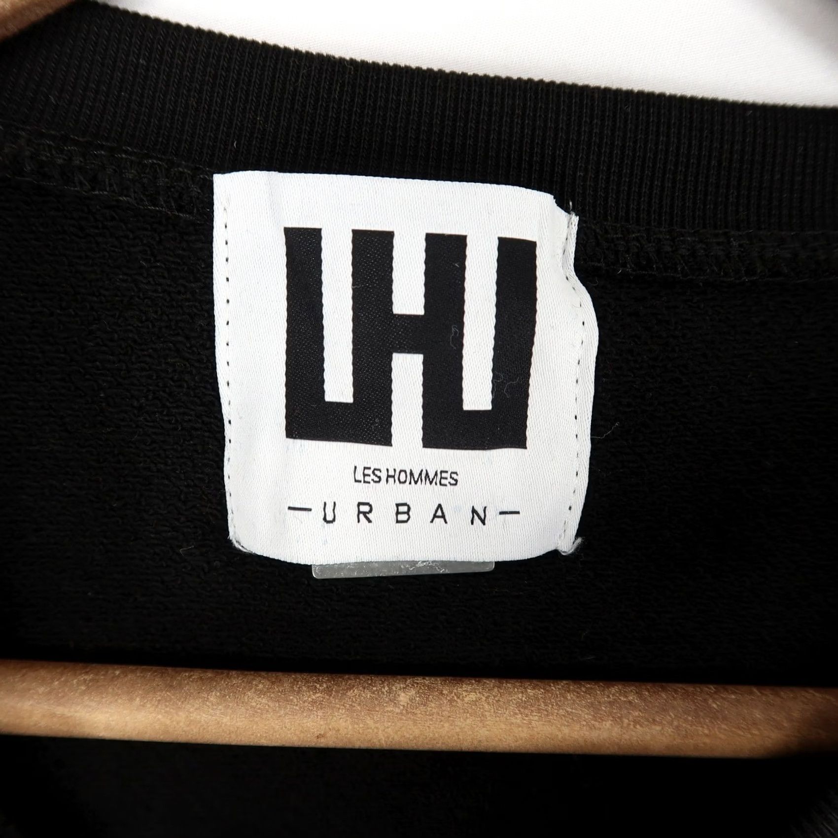 Les Hommes Les Hommes Urban Sweatshirt Mens M Black Rhinestone Stripe Cotton Sweatshirt Pullover Streetwear Designer Rocker 90s? Size US M / EU 48-50 / 2 - 7 Thumbnail