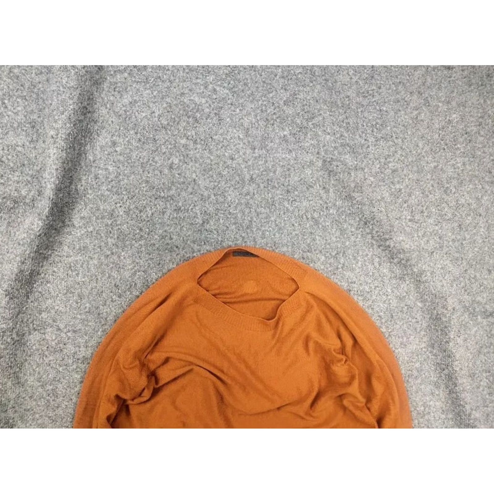 Vintage VINTAGE Oska German Design Light loose-fitting orange fabric blend minimalistic sweater Size M / US 6-8 / IT 42-44 - 2 Thumbnail