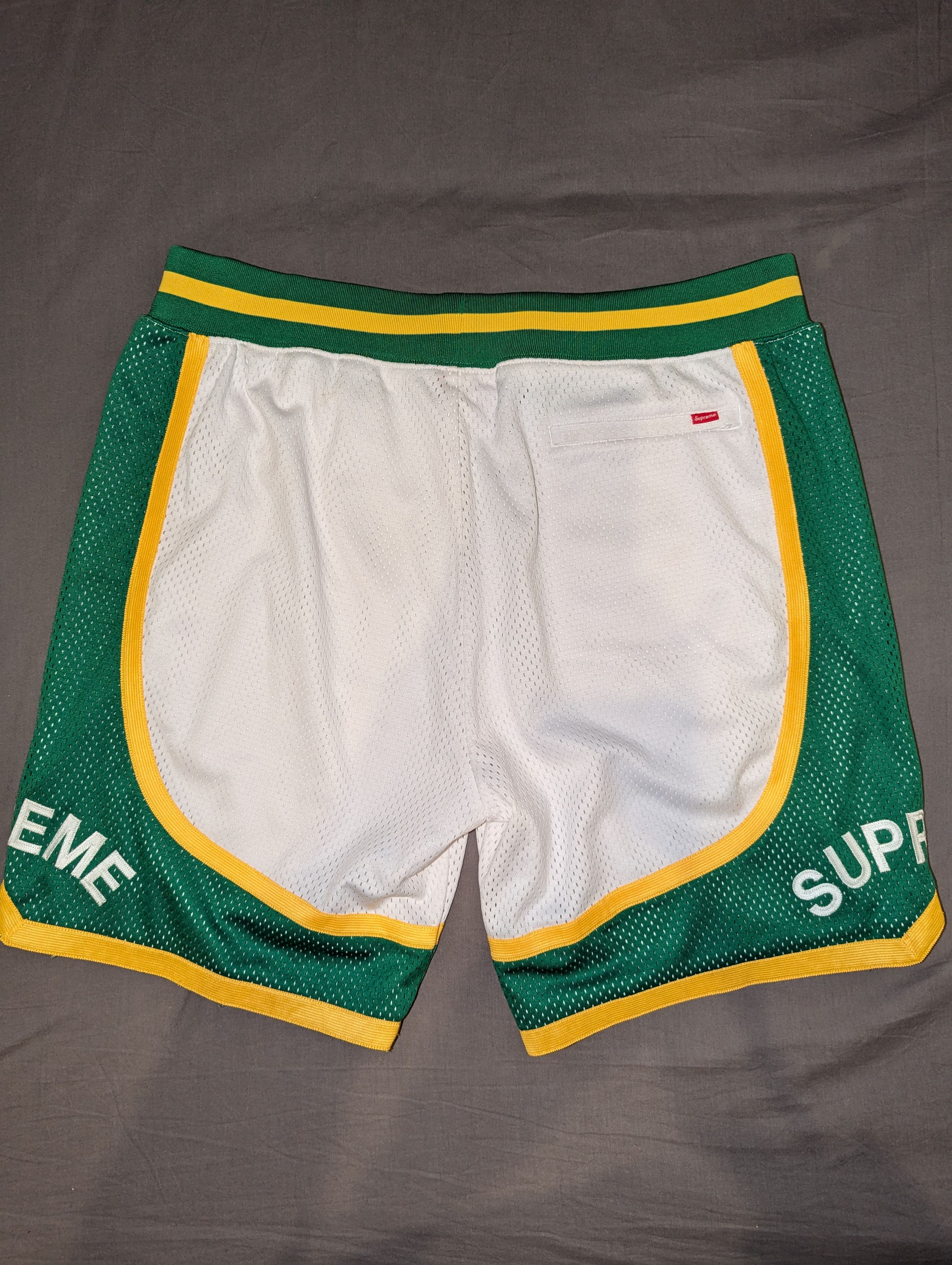 Supreme Supreme SS17 Curve Basketball Shorts Size US 34 / EU 50 - 3 Thumbnail