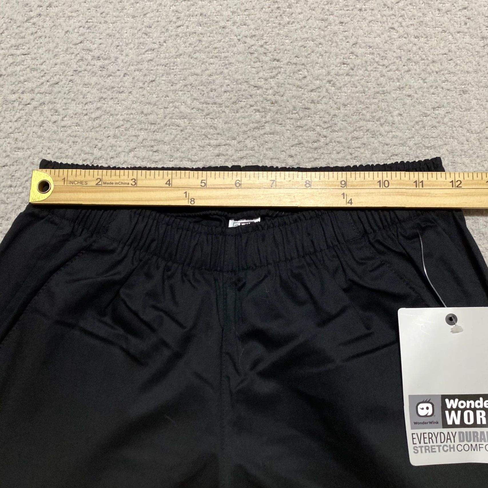 Vintage NWT WonderWink Wonder Work Pants Unisex XS Black Medical Scrubs New Size US 27 - 7 Thumbnail