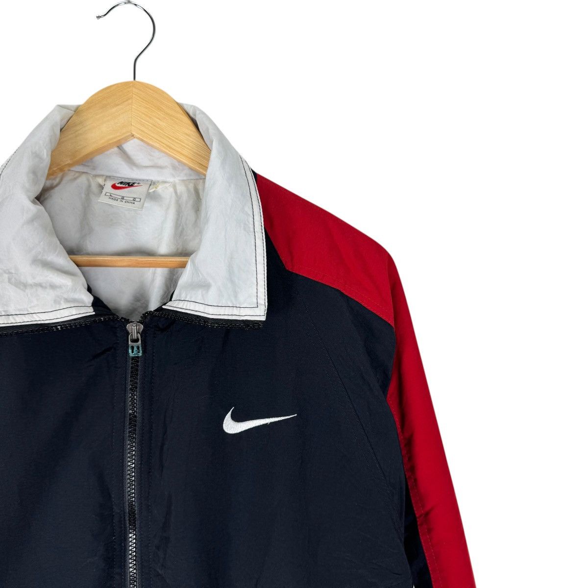 Nike ☀️NIKE SWOOSH CENTER WINDBREAKER JACKET Size US L / EU 52-54 / 3 - 4 Thumbnail