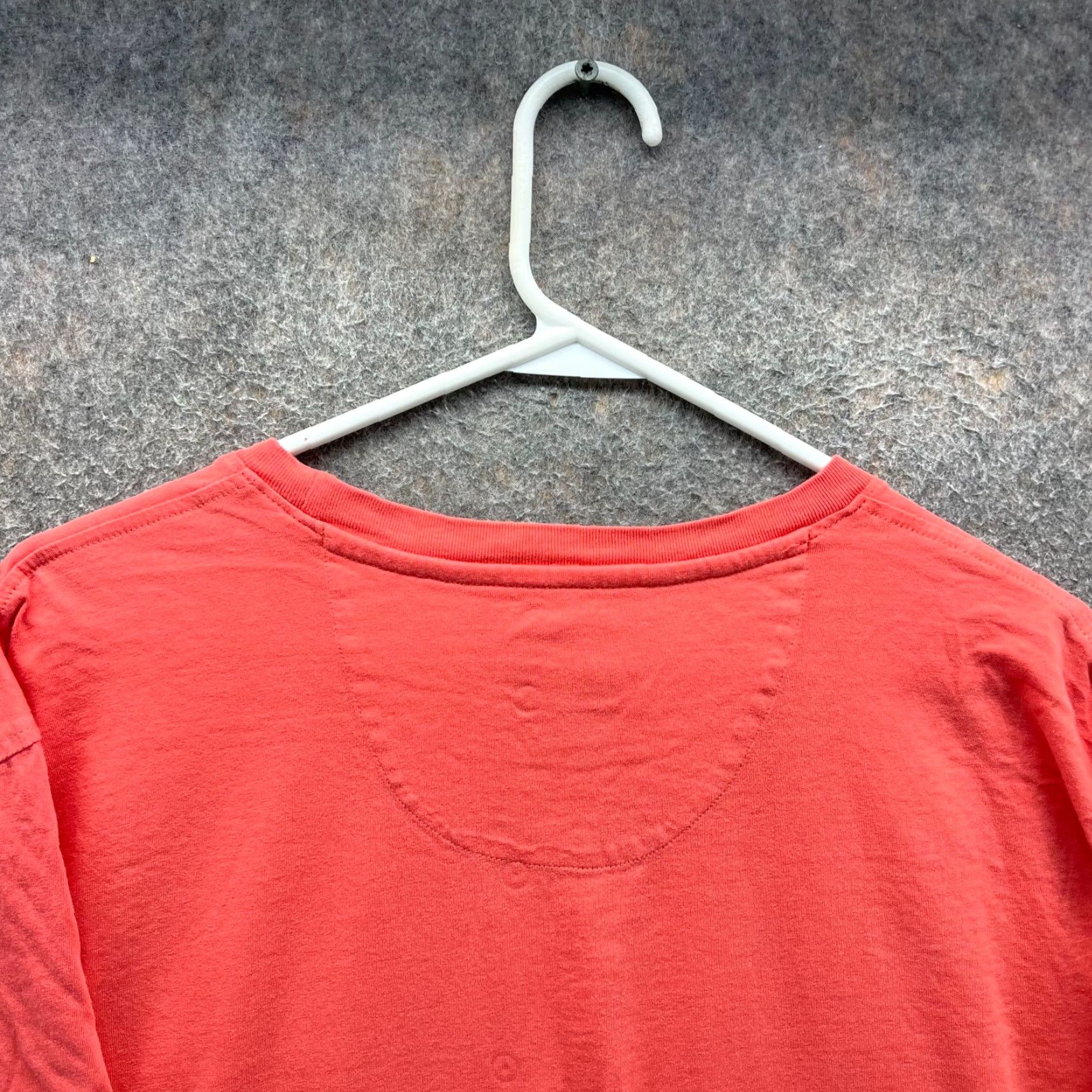 Vintage Greg Norman Shirt Mens XL Peach Crewneck Pocket Tee Shark Cotton Extra Large Size US XL / EU 56 / 4 - 6 Thumbnail