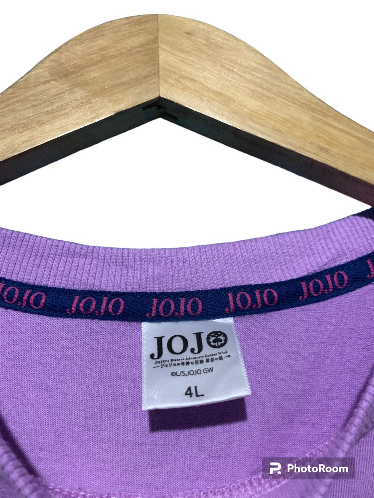 Anime Jojo bizarre adventure Giorno Giovanna mini char t shirt Size US XXL / EU 58 / 5 - 7 Thumbnail