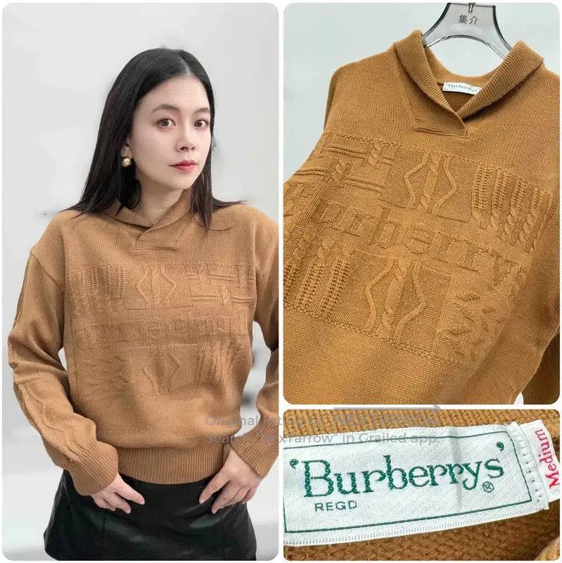 Burberry Burberry Camel Wool Knit Sweater for Women. Size M / US 6-8 / IT 42-44 - 1 Thumbnail
