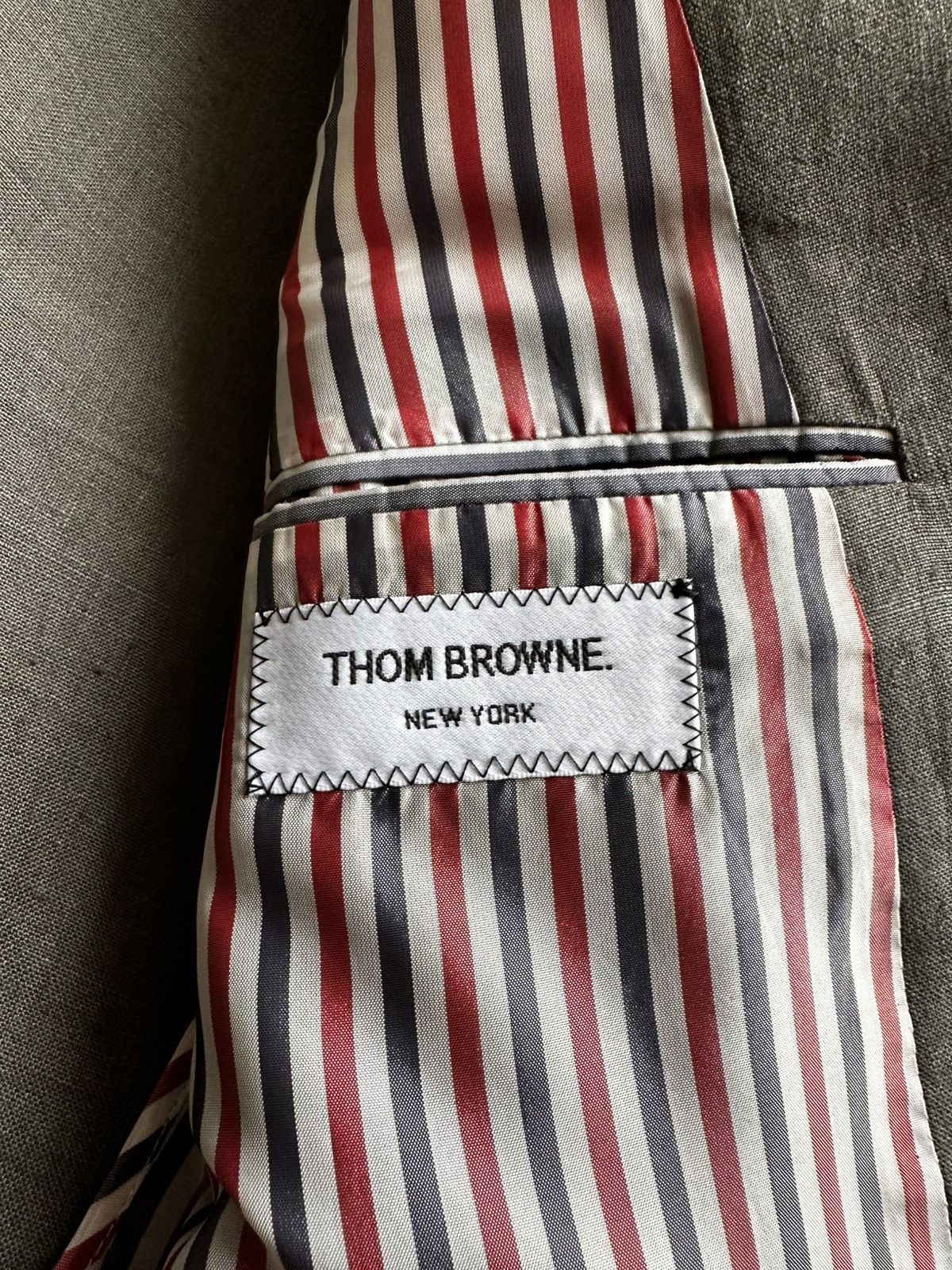 Thom Browne SS 2017 Linen Blazer in size 3 Size 52R - 3 Thumbnail