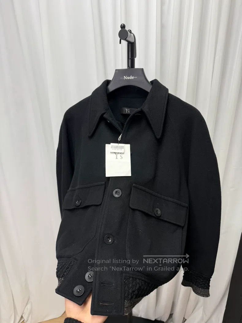 Yohji Yamamoto Yohji Yamamoto Patchwork wool short wide jacket Size US M / EU 48-50 / 2 - 6 Thumbnail