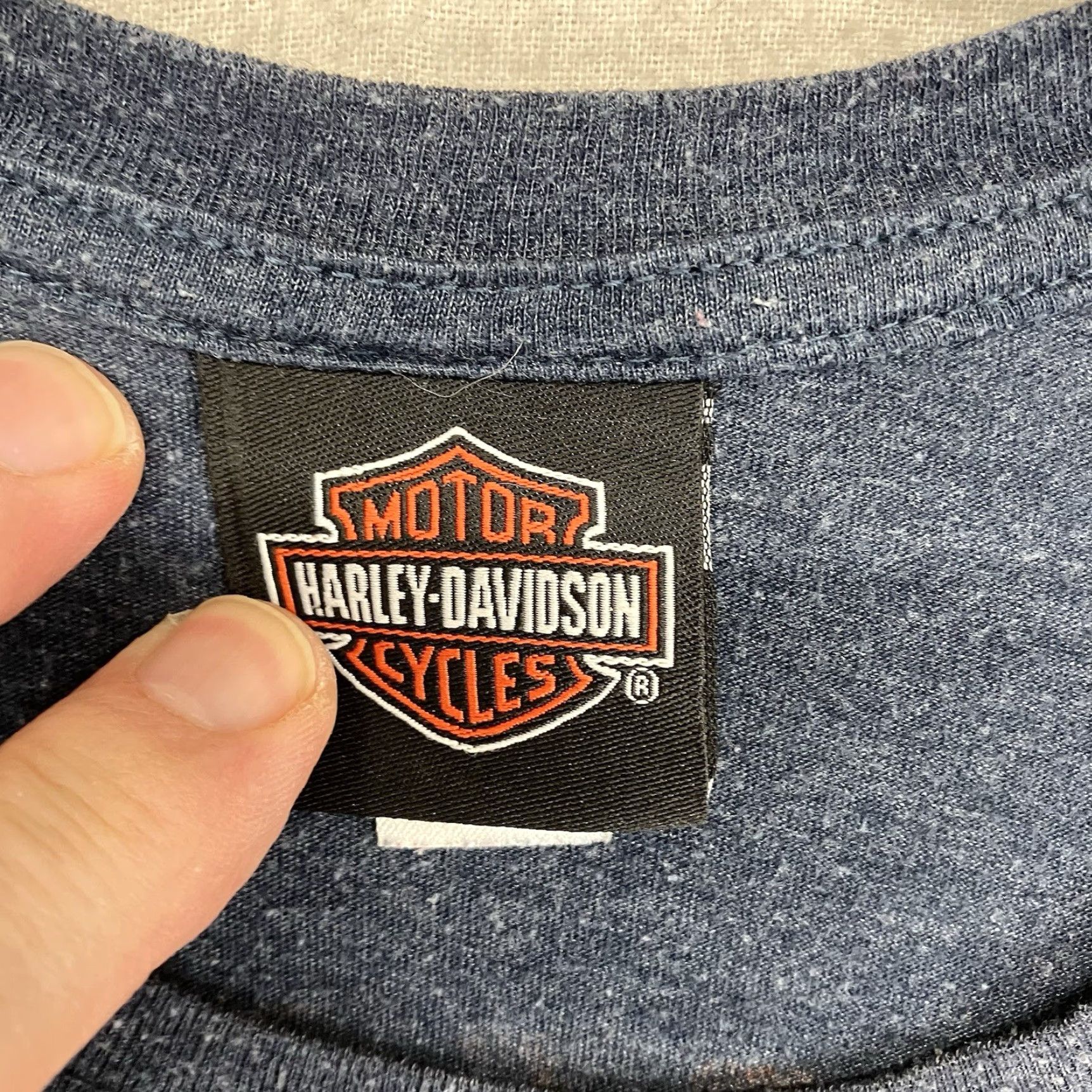 Harley Davidson Harley Davidson T Shirt XL Double Sided Super Thin Flame Engine Women's Size XL / US 12-14 / IT 48-50 - 6 Thumbnail