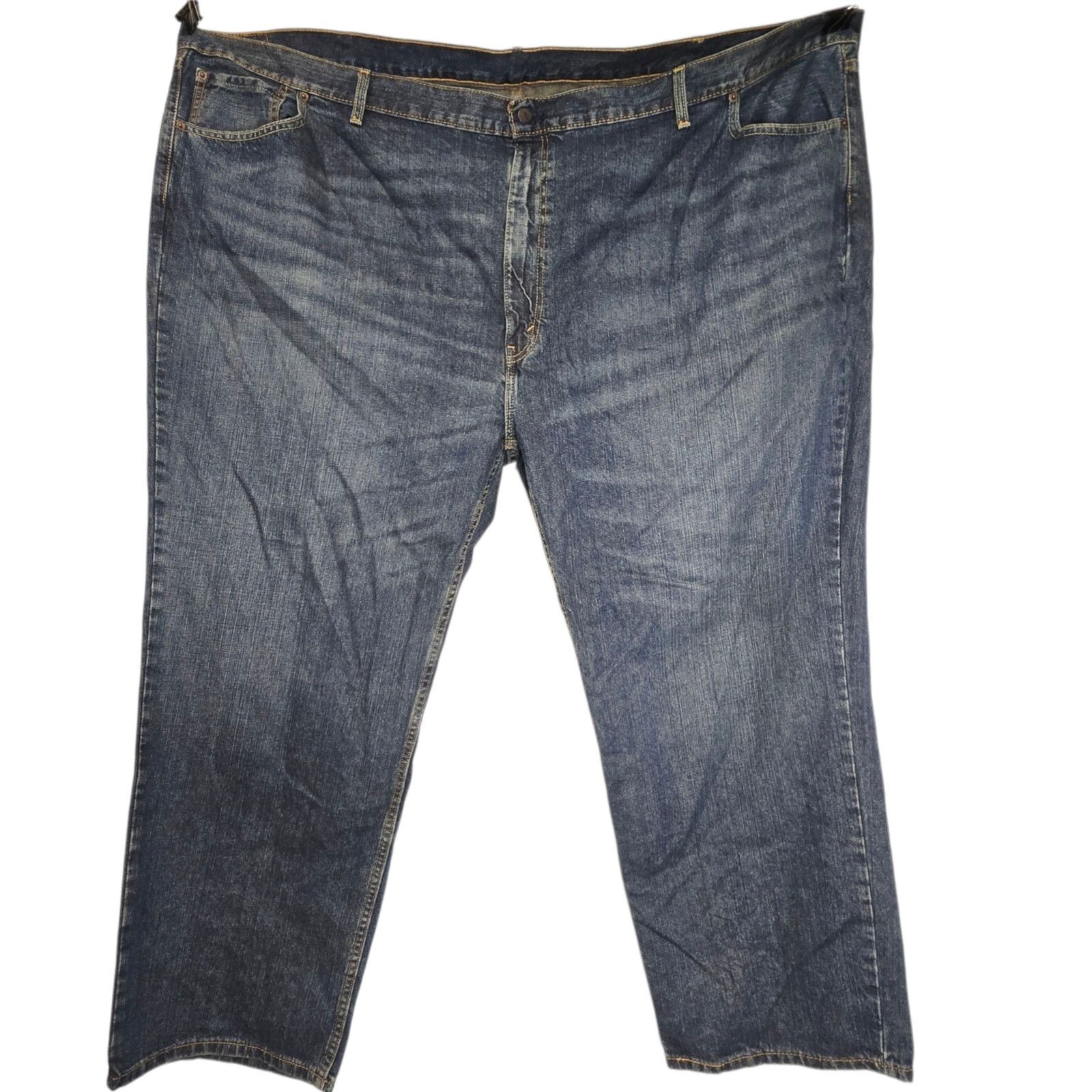 Levi's Levis 559 Mens 60 x 32 Blue Denim Medium Wash Jeans Red Tab Size US 44 / EU 60 - 2 Thumbnail