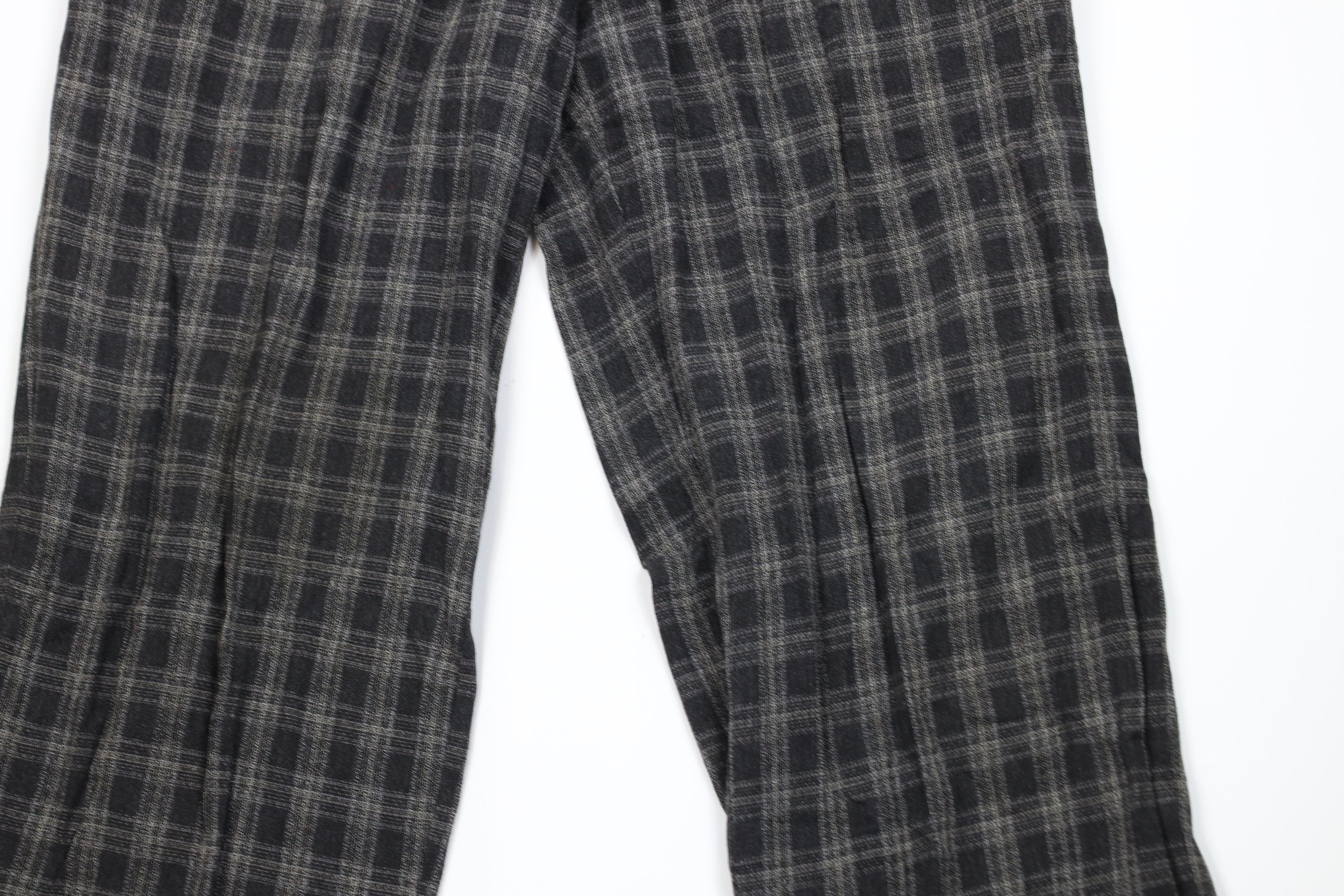 Vintage Vintage 90s Streetwear Pleated Wide Leg Chino Pants Plaid Size US 36 / EU 52 - 3 Thumbnail