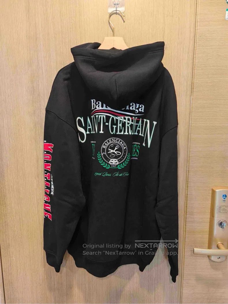 Balenciaga Balenciaga Hooded Letter Long Sleeve Size US S / EU 44-46 / 1 - 2 Thumbnail