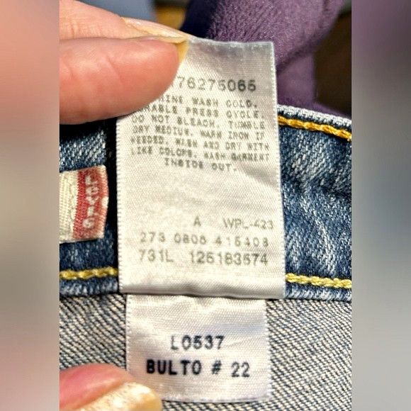 Levi's Vintage Clothing Vintage Y2K Levis 515 Distressed Stretch Cut Off Jean Shorts Size 28" / US 6 / IT 42 - 7 Thumbnail