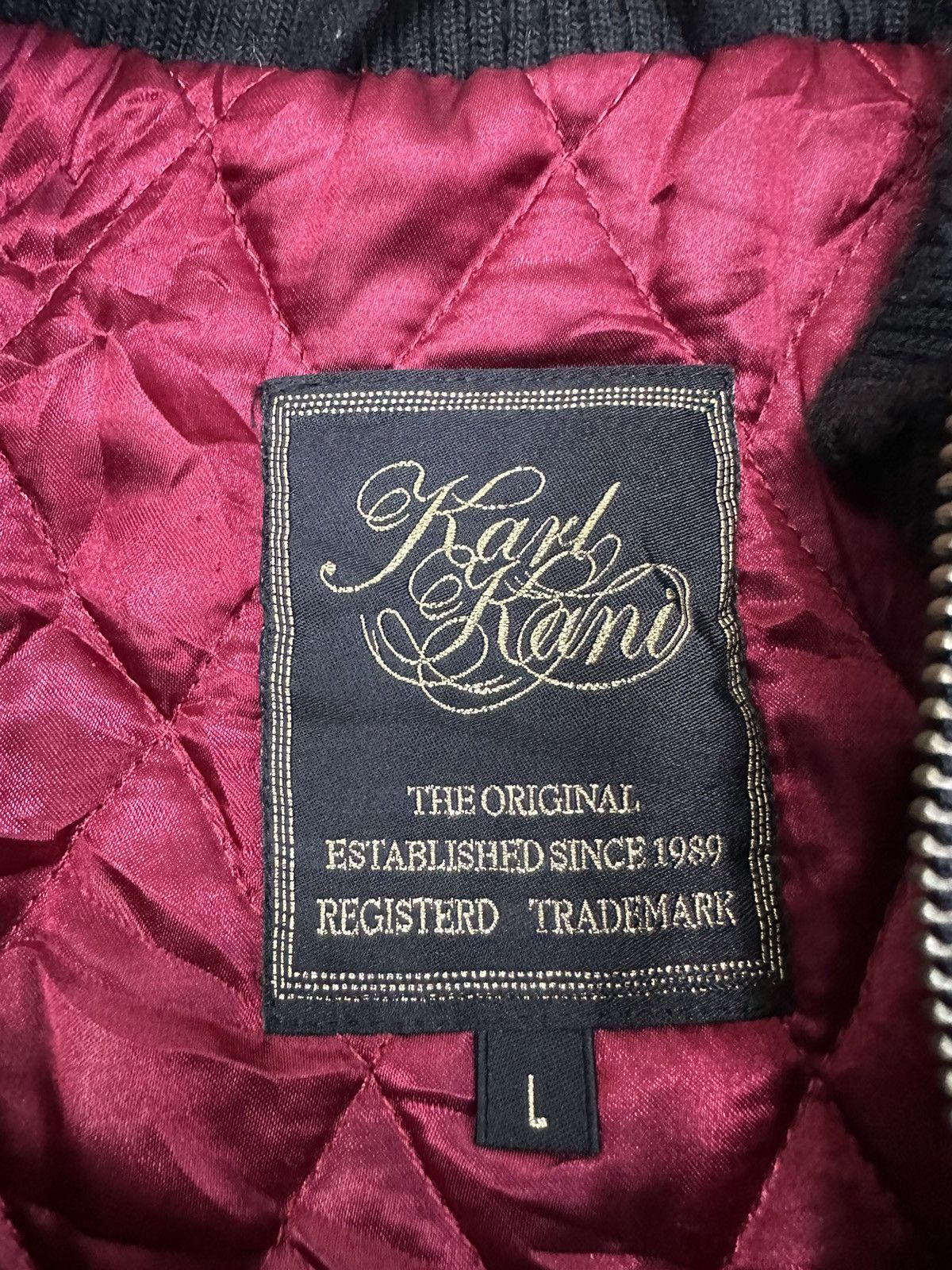Karl Kani Karl Kani Wool Bomber Vintage Jacket MJ66 Size US S / EU 44-46 / 1 - 12 Thumbnail