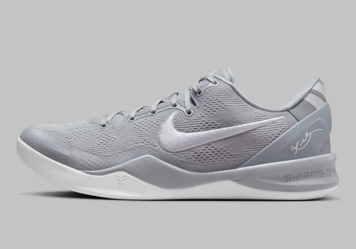 2024 NIKE KOBE PROTRO WOLF GREY/WHITE