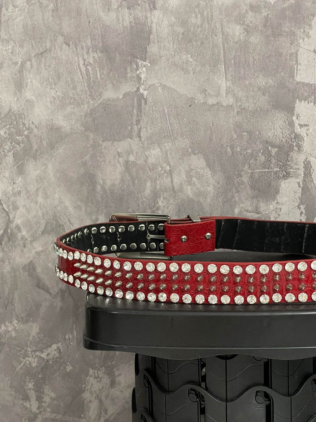 Hysteric Glamour Amazing Y2K Rhinestones BB Simon Style Belt Size ONE SIZE - 6 Thumbnail