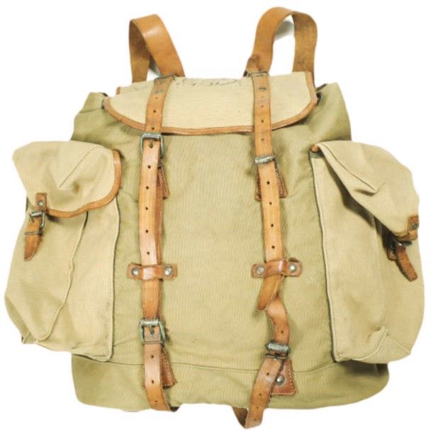 Ralph Lauren Ralph Lauren RRL CANVAS BAG PACK Canvas Leather Backpack Canvas Backpack DUTY FREE for USA Size ONE SIZE - 1 Thumbnail