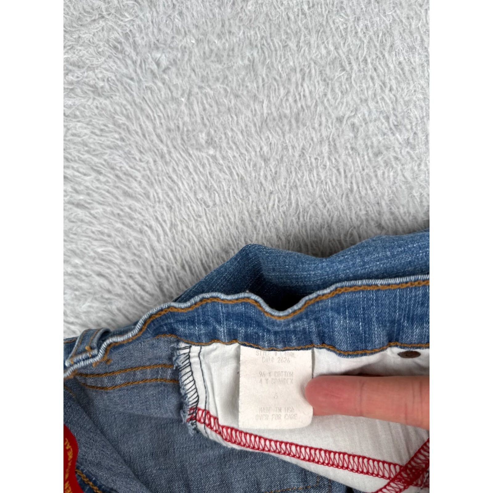NYDJ NYDJ Jeans Womens 6 Blue Straight Leg Denim Cotton Blend Stretch Size 28" / US 6 / IT 42 - 7 Thumbnail