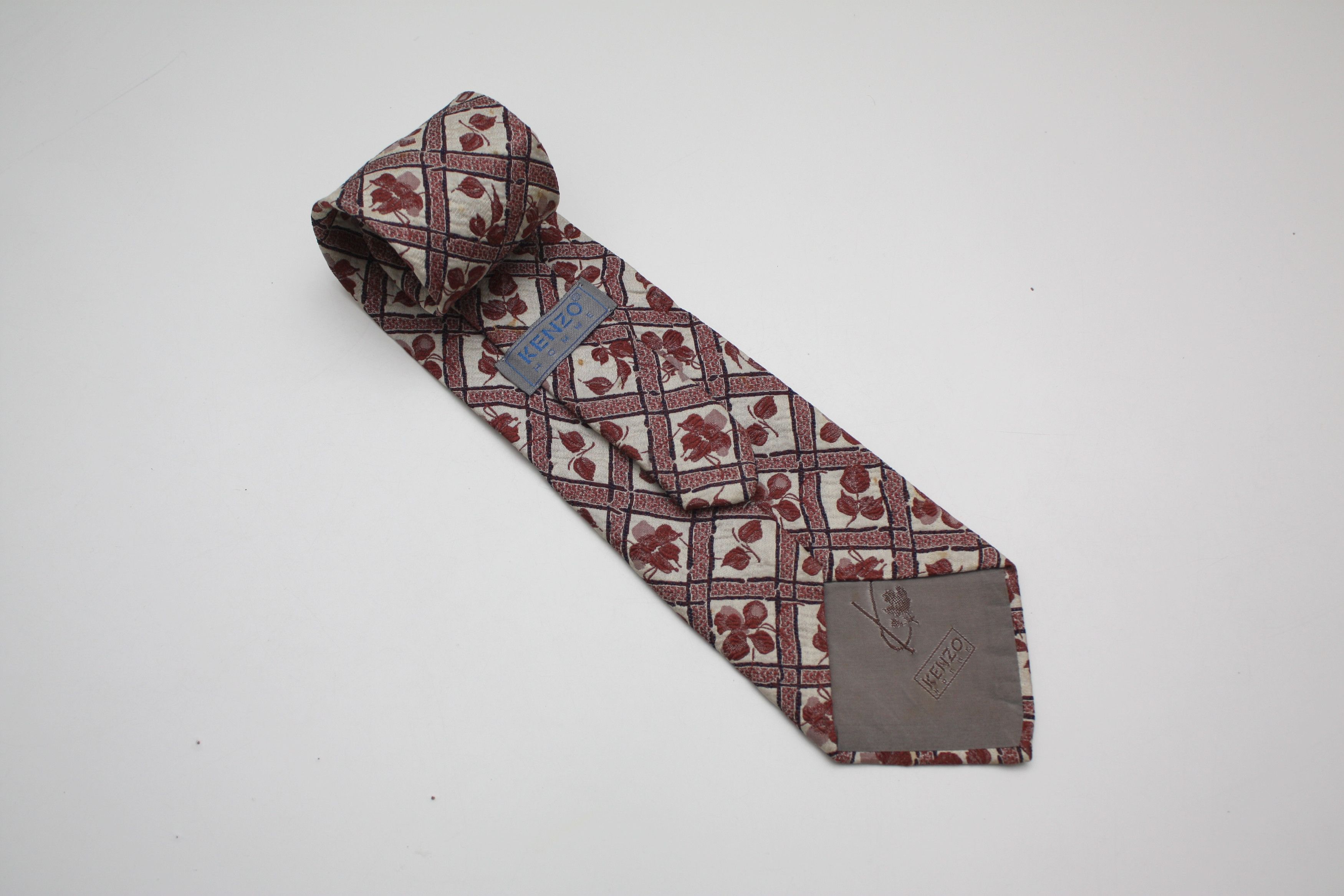 Kenzo Kenzo Vintage Silk Tie Size ONE SIZE - 1 Thumbnail