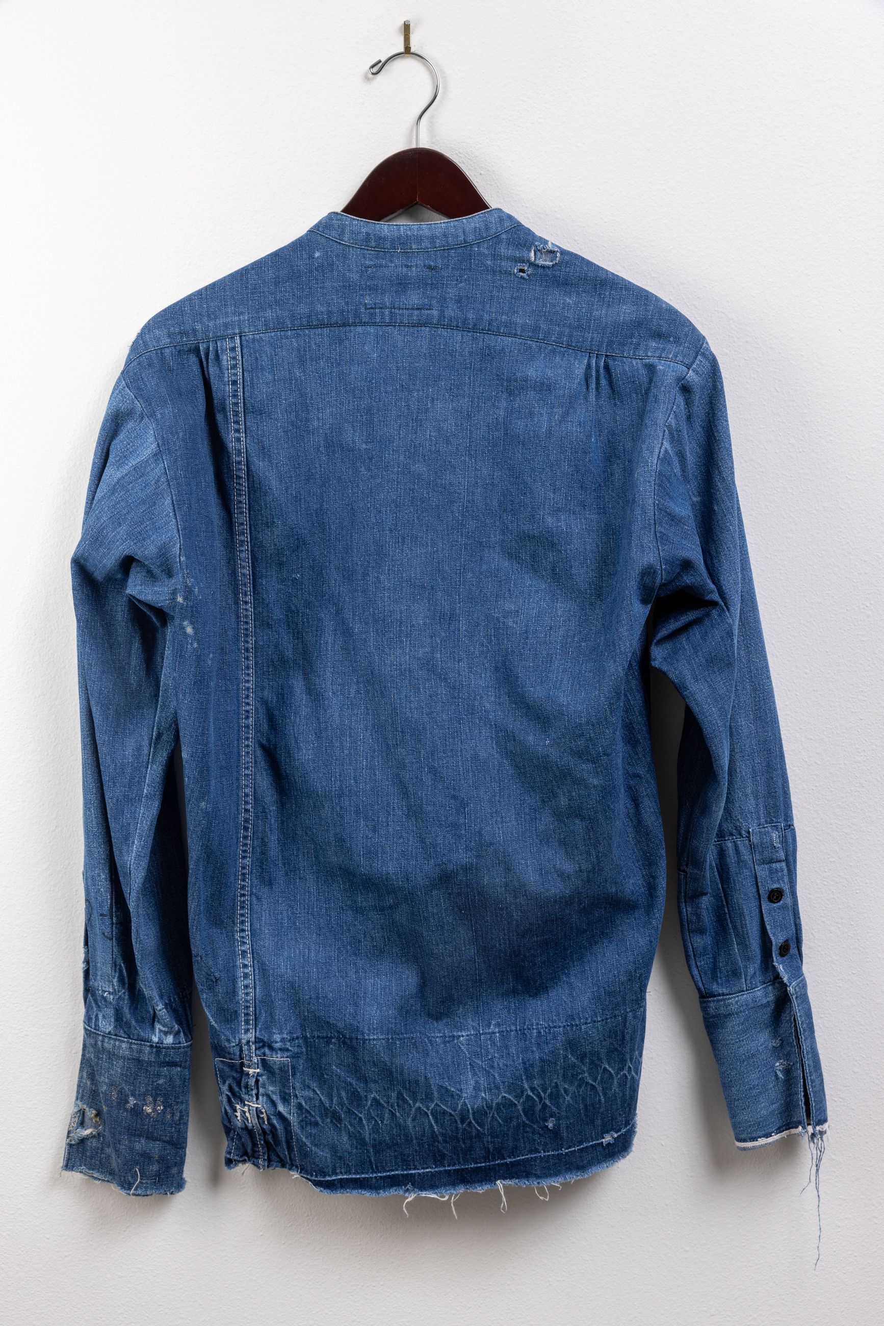 Greg Lauren Vintage denim mailbag shirt - rare! Size US S / EU 44-46 / 1 - 3 Thumbnail